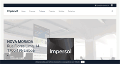 Desktop Screenshot of impersol.pt